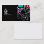 Carte De Visite Psychedelace - Fractale (Devant / Derrière)