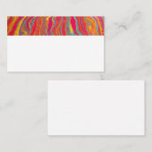 Carte de visite psychédélique (Devant / Derrière)