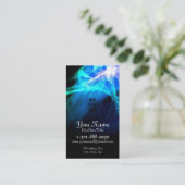 Carte de visite psychédélique de fractales d'éclat (Debout devant)