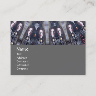 CARTE DE VISITE PSYCHÉDELIQUE KALEIDOSCOPE /MYSTIC MEMORIS MONOGRA