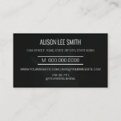 Carte De Visite Psychic Medium Healer (Dos)