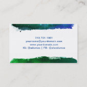 Carte de visite psychique de lecture d'astrologie (Dos)