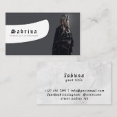 Carte De Visite Psychique Moyen et Clairvoyant (Devant / Derrière)