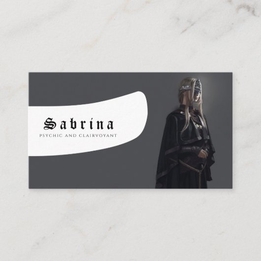 Carte De Visite Psychique Moyen et Clairvoyant (Devant)