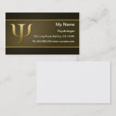 Carte De Visite Psychologie (Devant / Derrière)