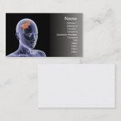 Carte De Visite Psychologie - l'esprit de reptile (Devant / Derrière)