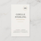 Carte De Visite Psychologist Mental Health Professional (Devant)