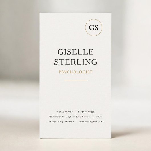 Carte De Visite Psychologist Mental Health Professional