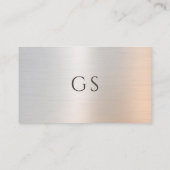 Carte De Visite Psychologist Metallic Luxury (Dos)