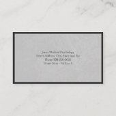 Carte de visite psychologue (Dos)