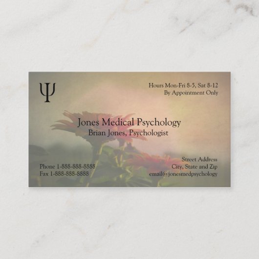 Carte de visite psychologue (Devant)