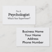 Carte De Visite Psychologue (Devant / Derrière)