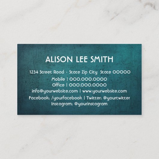 Carte De Visite Psychologue (Dos)