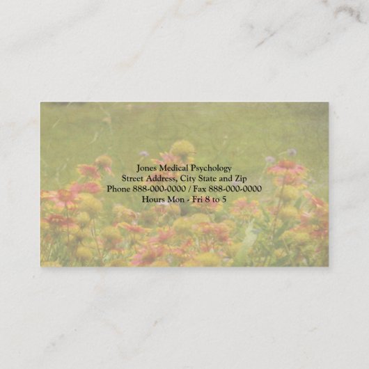 Carte de visite psychologue (Dos)