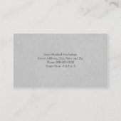 Carte de visite psychologue (Dos)