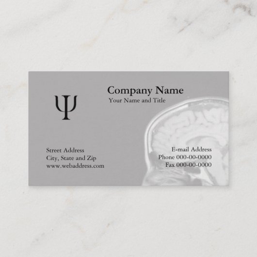 Carte de visite psychologue (Devant)