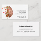 Carte De Visite Psychologue & Conseiller (Devant / Derrière)