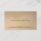 Carte De Visite Psychologue Conseiller Affaires (Dos)