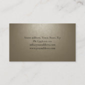 Carte De Visite Psychologue Conseiller matrimonial Audacieux Initi (Dos)