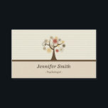 Carte De Visite Psychologue - Elégant thème naturel<br><div class="desc">Faites une impression durable avec ce carte de visite de fabrication professionnelle. Que vous soyez en réseau, en réunion ou en croissance de votre marque, ce design offre une façon élégante et mémorable de présenter vos informations. Personnalisez facilement le texte, les polices et la mise en page à l’aide des...</div>