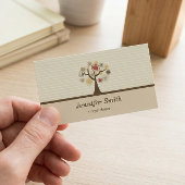 Carte De Visite Psychologue - Elégant thème naturel