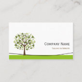 Carte De Visite Psychologue - Elegant Wish Tree (Dos)