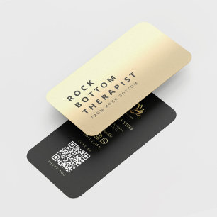 CARTE DE VISITE PSYCHOLOGUE MODERNE THÉRAPEUTE DE FOND ROCK