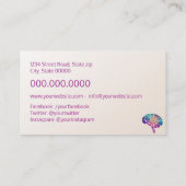 Carte De Visite Psychologue / Neurologue (Dos)