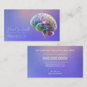 Carte De Visite Psychologue / Neurologue (Devant / Derrière)