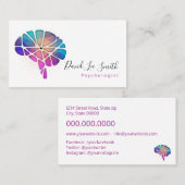 Carte De Visite Psychologue / Neurologue (Devant / Derrière)