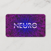Carte De Visite Psychologue neuroscientifique moderne (Devant)