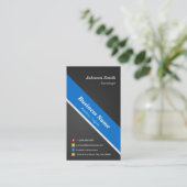 Carte De Visite Psychologue - Premium double face (Debout devant)