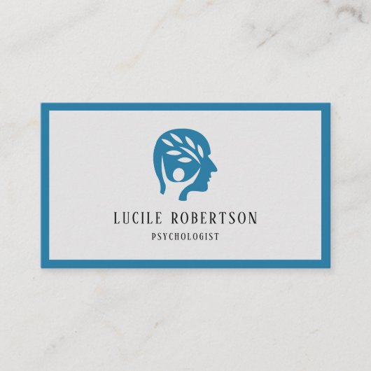 Carte De Visite Psychologue Psychiatre Conseiller (Devant)