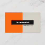 Carte De Visite Psychologue - Simple Élégant Style (Devant)