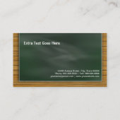 Carte De Visite Psychologue - Tableau de bord Cool (Dos)