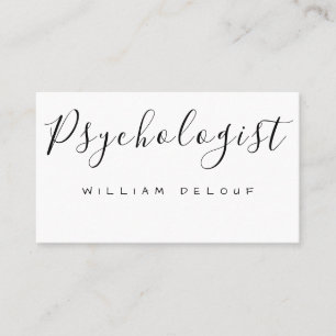 Carte De Visite Psychologue Thérapeute Santé Mentale