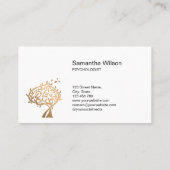 Carte De Visite Psychologue Thérapiste Conseiller Psychiatre (Dos)