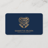 Carte De Visite Psychologue Thérapiste Psychiatre Code QR (Devant)