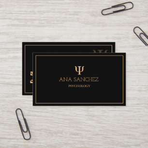 Carte De Visite Psychology Business Card