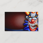 Carte de visite psychopathe de clown (Dos)