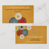 Carte De Visite Psychothérapeute Clinique Psychoéducative (Devant / Derrière)