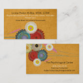 Carte De Visite Psychothérapeute Clinique Psychoéducative (Devant / Derrière)