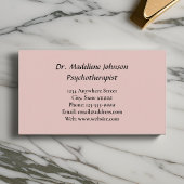 Carte De Visite Psychothérapeute ou psychologue Cherry Blossom