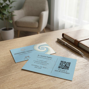 Carte De Visite Psychothérapeutes Entreprise de Thérapie Spiral