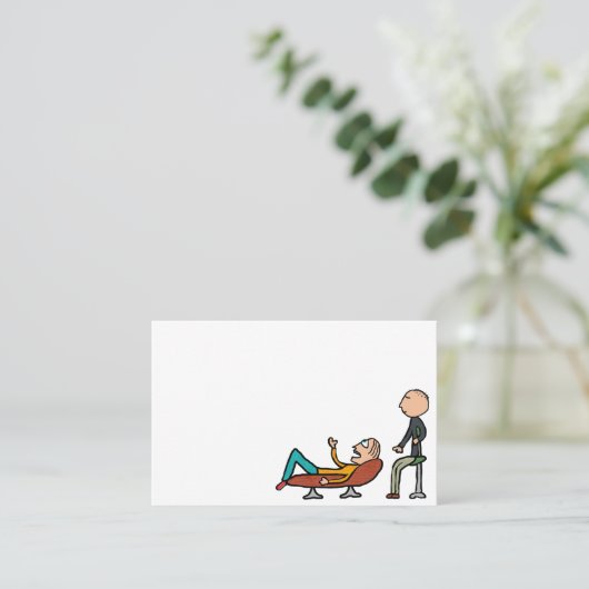 Carte De Visite Psychothérapie Conseil et thérapie (Debout devant)