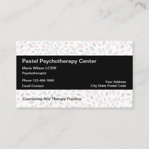 Carte De Visite Psychothérapie pour la santé mentale