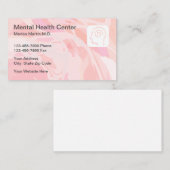 Carte De Visite Psychothérapie professionnelle en santé mentale (Devant / Derrière)