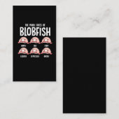 Carte De Visite Psychrolutes Poisson Laid Face À La Créature De La (Devant / Derrière)