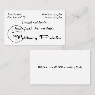 Carte de visite public