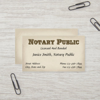 Carte de visite public